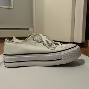 Low Platform Converse White